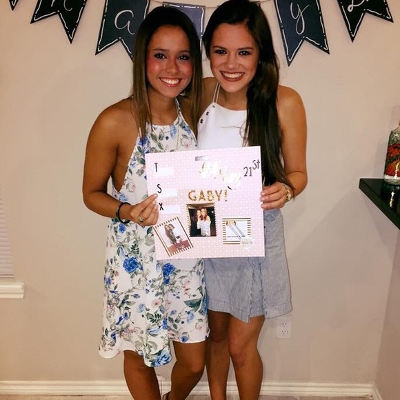 White printed spring dress - Picture 2 of 4